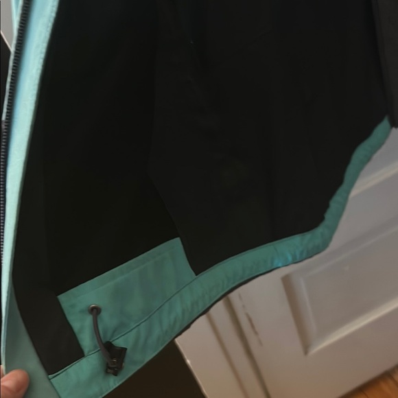 The North Face teal waterproof lined rain jacket - Picture 8 of 13